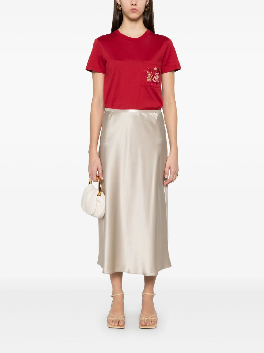 Max Mara Nunzio T-Shirt Red - Image 5