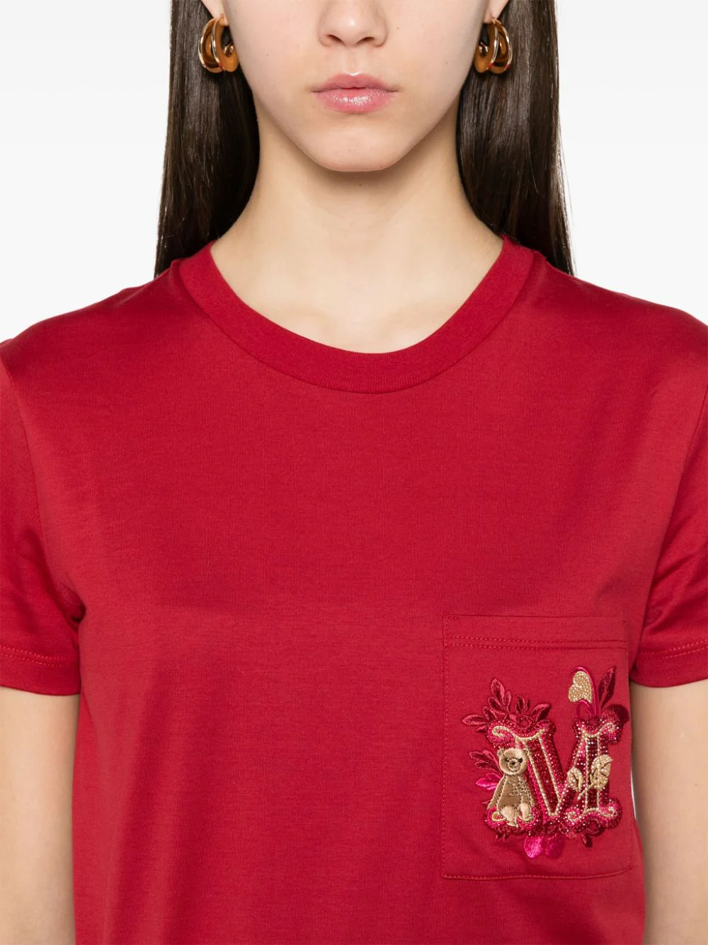 Max Mara Nunzio T-Shirt Red - Image 9