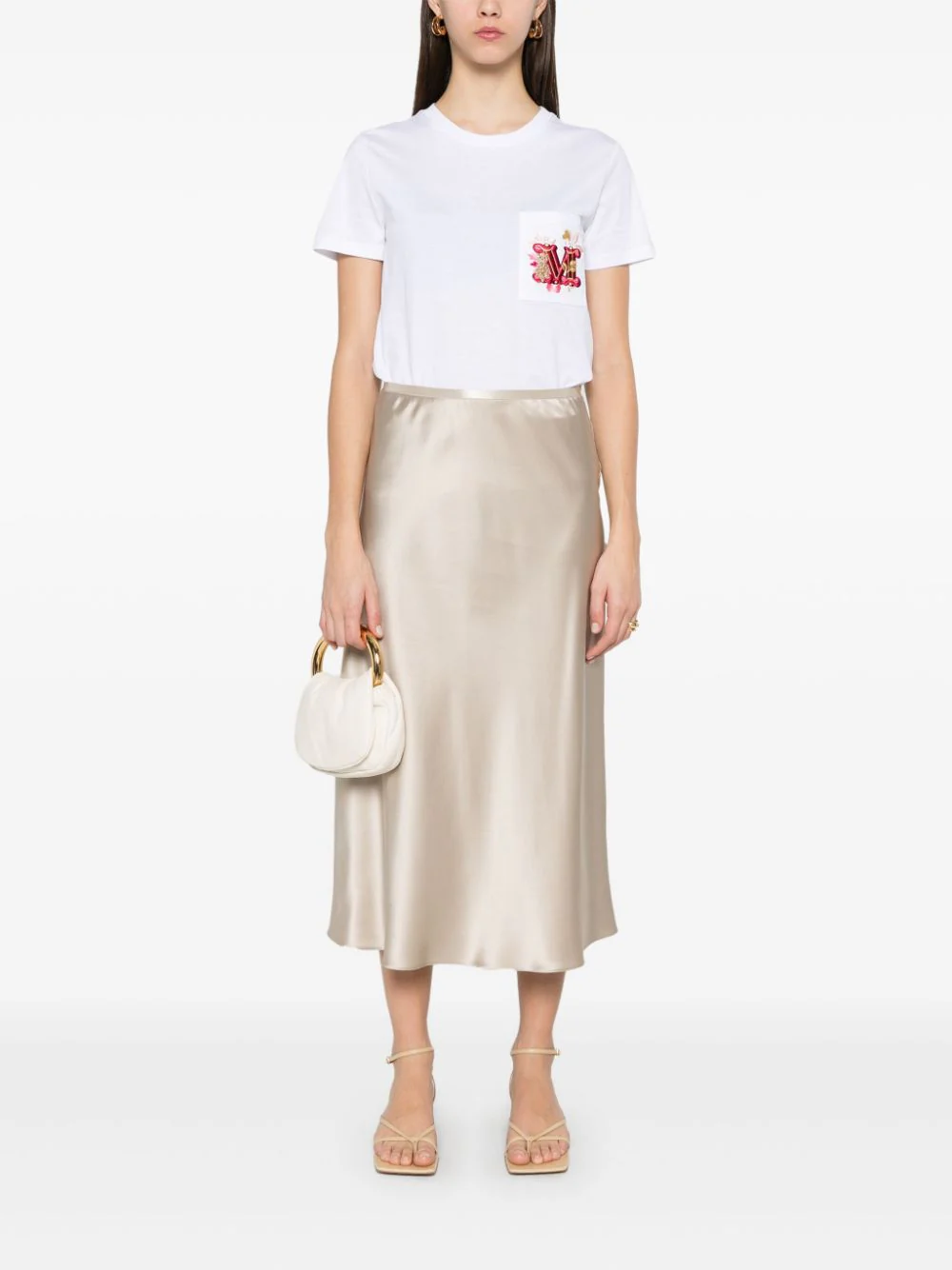 Max Mara Nunzio T-Shirt White - Image 5