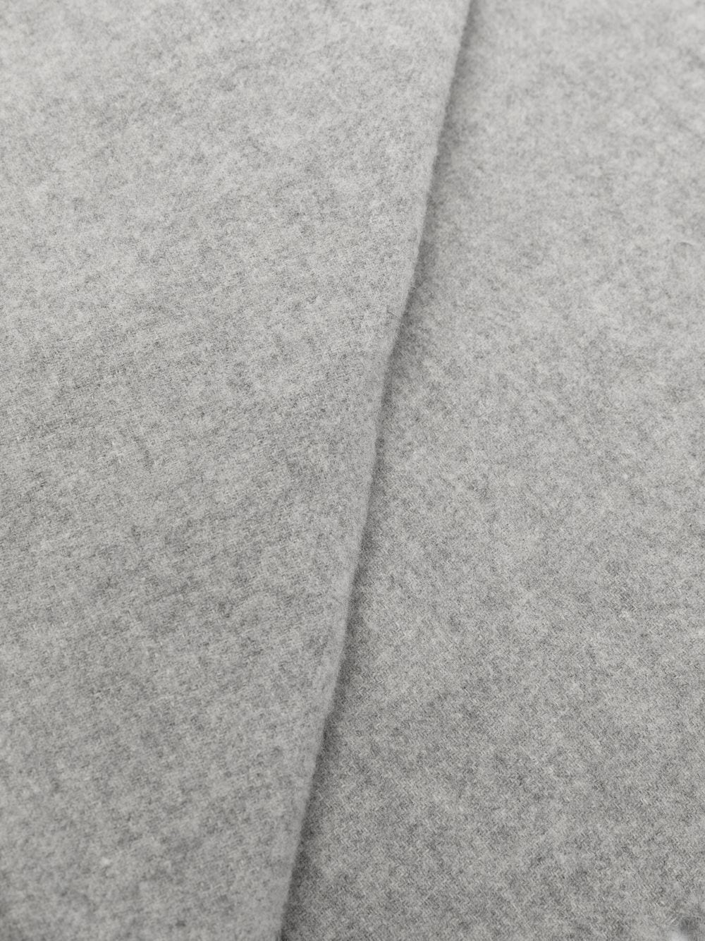 Toteme Classic Wool Fringe-Edge Scarf Light Grey - Image 4