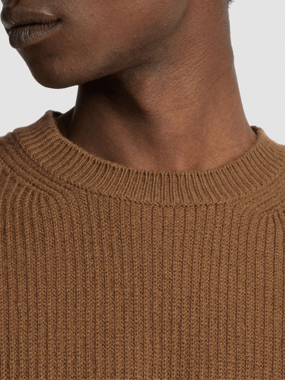 Zegna Men Oasi Cashmere Sweater Brown - Image 10