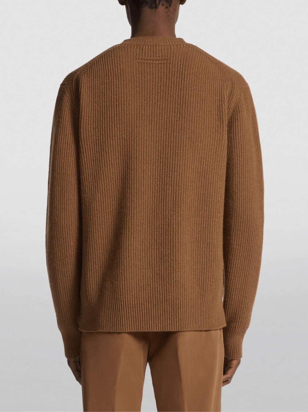 Zegna Men Oasi Cashmere Sweater Brown - Image 7